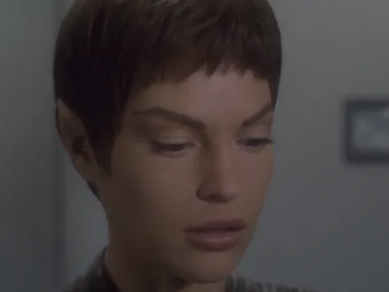 T'Pol, looking distraught
