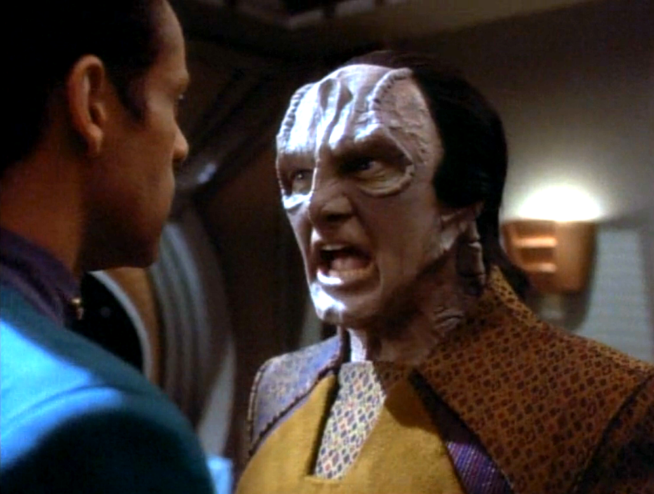 Garak yelling at Dr. Bashir