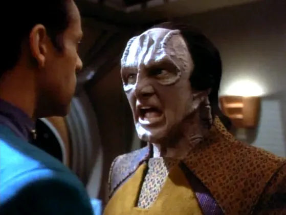 Garak yelling at Dr. Bashir
