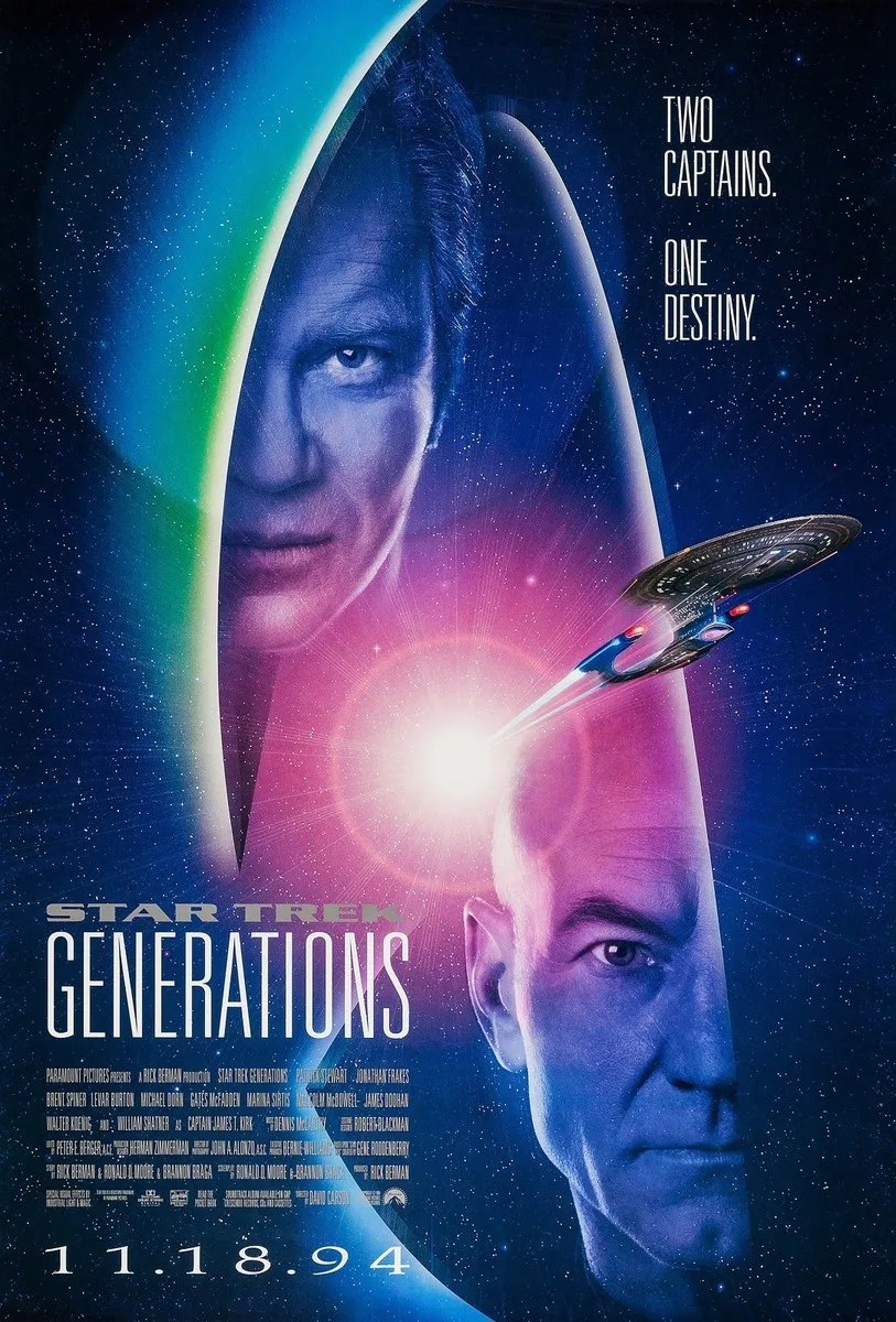Star Trek Generations movie poster