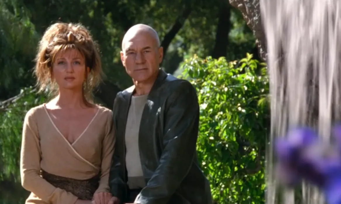 Anij and Picard sharing a quiet moment