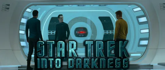 Kirk and Spock interrogating a wanted man in a holding cell, behind glass