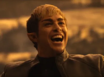 A broadly smiling Vulcan named Fuzz 