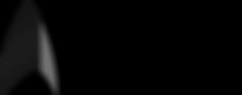 a black Starfleet badge