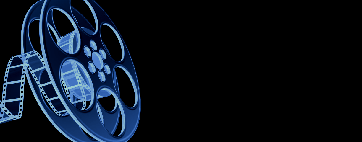 A movie film reel