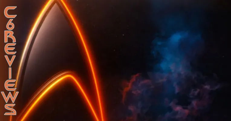 a Starfleet delta with the logo 'C6Reviews'