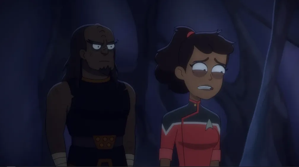 Mariner looking very burnt-out while in a cave with Ma'ah