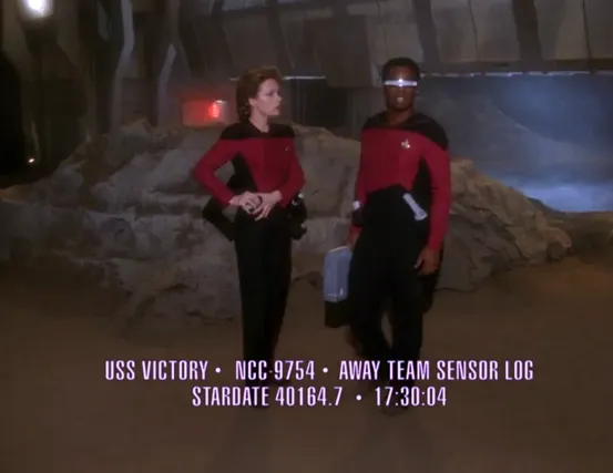 A recording of La Forge and Susanna Leijten from a years-old mission