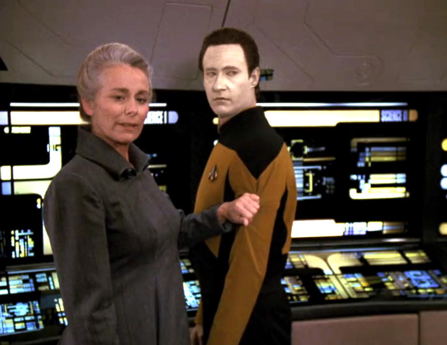 Dr. Marr and Data on the bridge